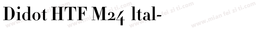Didot HTF M24  ltal字体转换